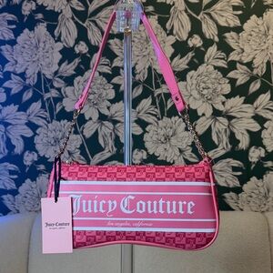 Juicy Couture Vibrant Pink Shoulder Bag NWT